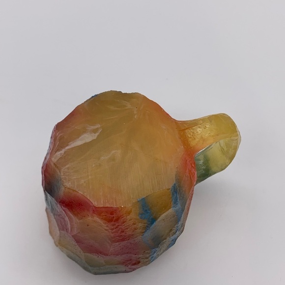 Mineral Crystal Flint Stones Style Stainless Steel Colorful 6 Oz Coffee Mug - Picture 7 of 7